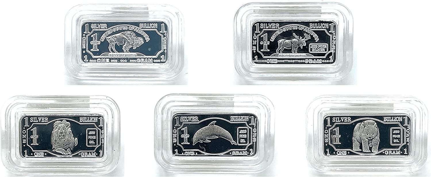  Pure Silver Bars